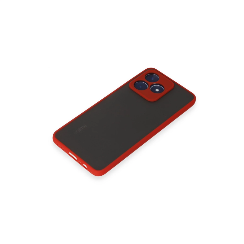 Realme C53 Kılıf Montreal Silikon Kapak - Kırmızı