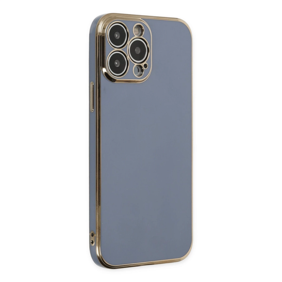 İphone 14 Pro Kılıf Volet Silikon - Mavi
