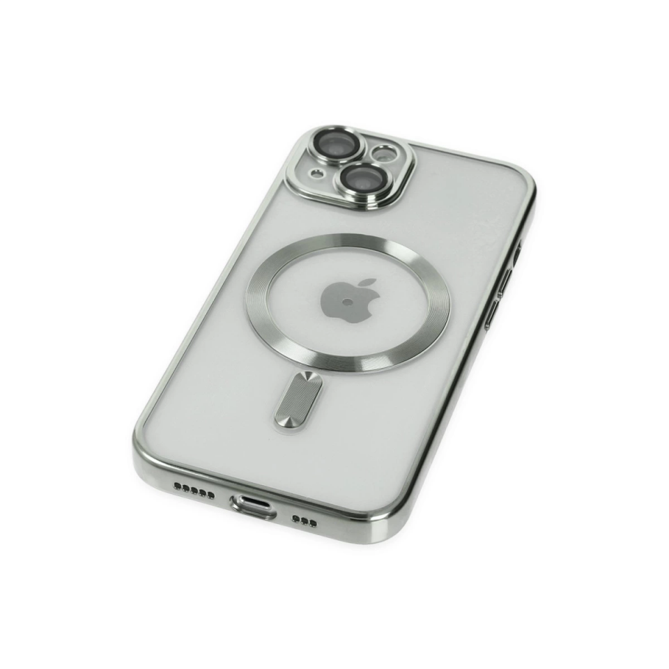 İphone 14 Kılıf Kross Magneticsafe Kapak - Gümüş